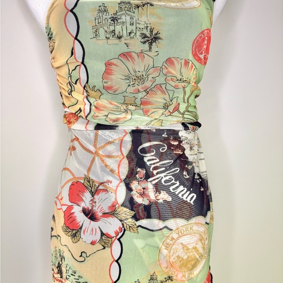 Urban Outfitters Floral California Print Slip Dress - Picture 2 of 14
